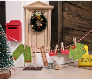 Stickserie ITH - Wichtelanzug Schuhe Hose Gürtel Jacke